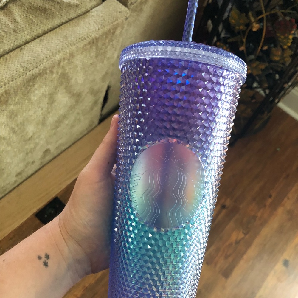 Mermaid studded Starbucks tumblr